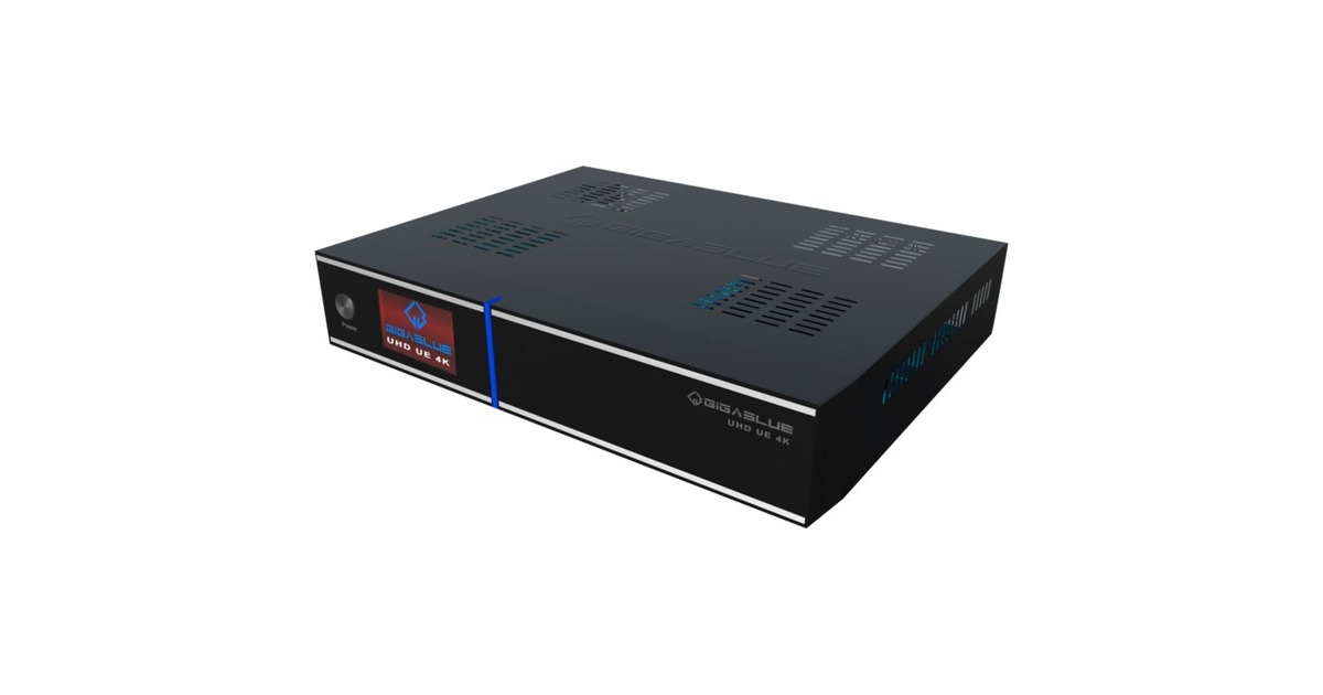 GigaBlue Ultra HD UE 4K, Sat-Receiver(schwarz, DVB-S2 FBC Tuner, Dual Core)