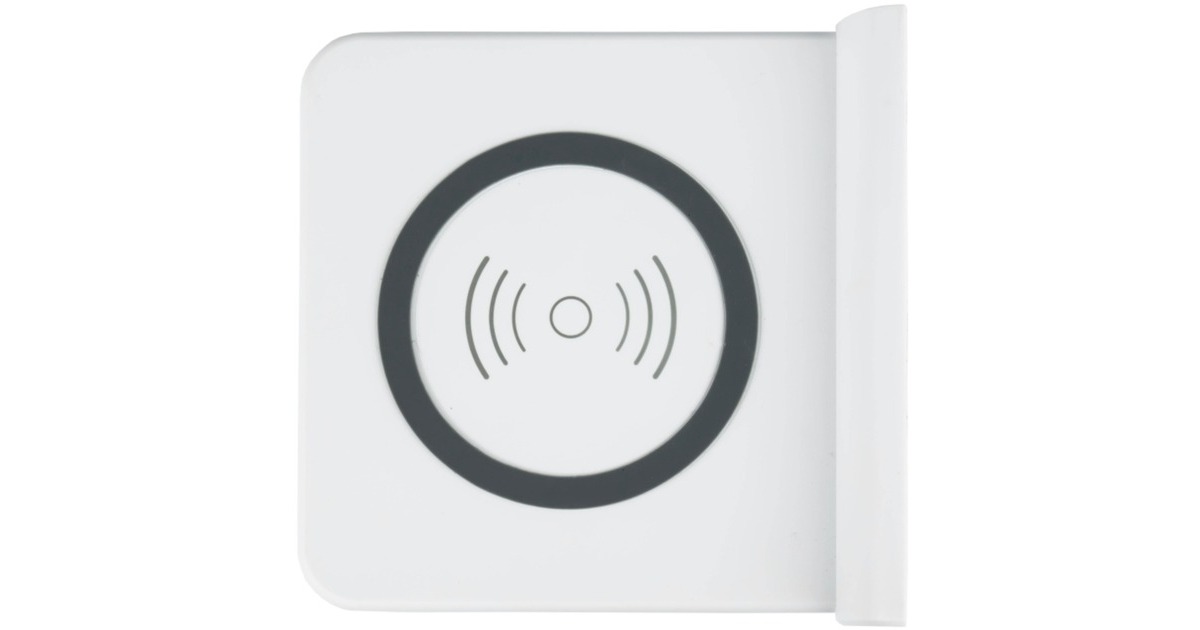 Good Connections Qi Wireless Charging Pad 15 Watt, Ladeschale(weiß, für USB-Desktop-Schnellladestation PCA-D006W (linke Seite))