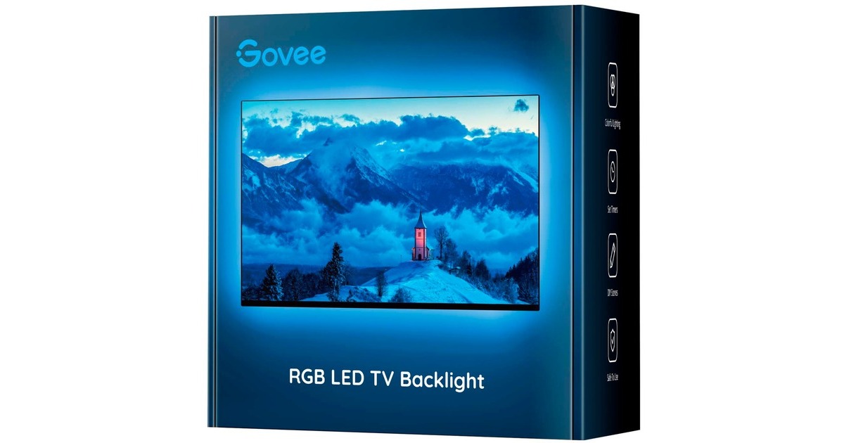 Govee RGB Bluetooth LED Backlight für 46”- 60” Fernseher, LED-Streifen