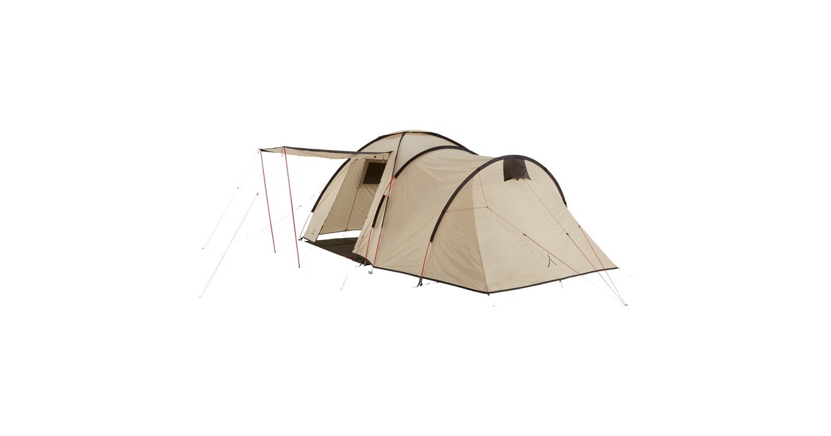 Grand Canyon Kuppelzelt ATLANTA 3, Mojave Desert(beige, mit Tunnel-Schlafkabine)