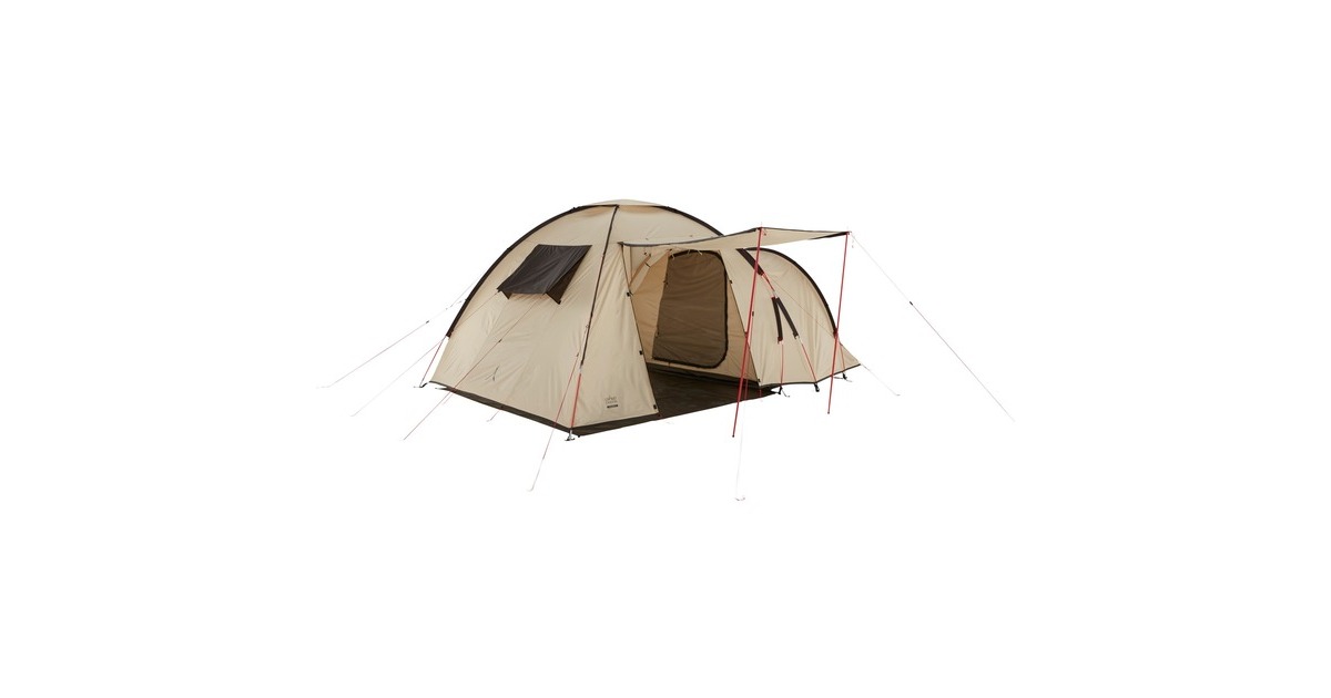 Grand Canyon Kuppelzelt ATLANTA 3, Mojave Desert(beige, mit Tunnel-Schlafkabine)