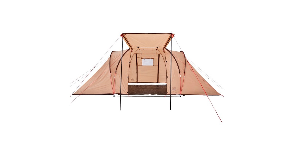 Grand Canyon Kuppelzelt ATLANTA 4, Mojave Desert(beige, mit 2 Tunnel-Schlafkabinen)