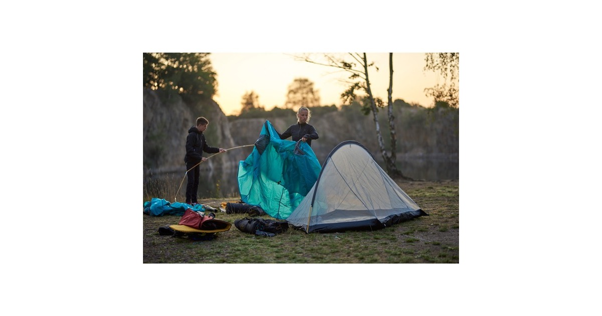 Grand Canyon Kuppelzelt CARDOVA 1, Blue Grass(blau/grau, 1 bis 2 Personen)