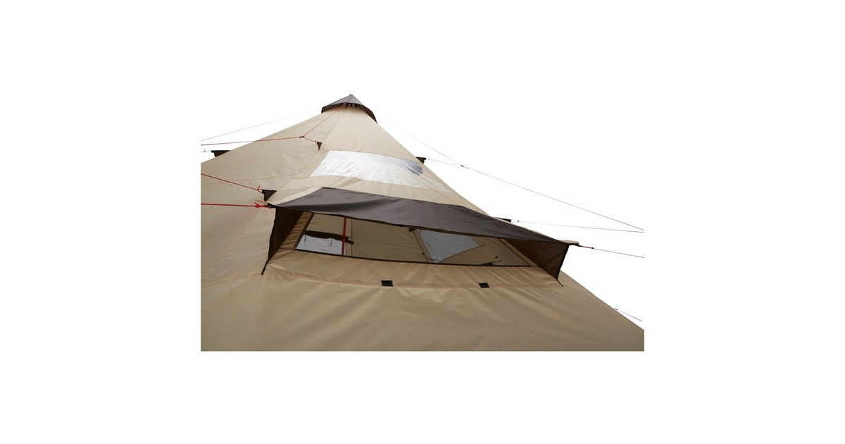 Grand Canyon Rundzelt BLACK FALLS 8, Mojave Desert, Ø 500cm(beige/braun)