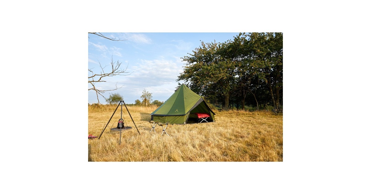 Grand Canyon Rundzelt INDIANA 10, Capulet Olive, Ø 500cm(olivgrün/braun)