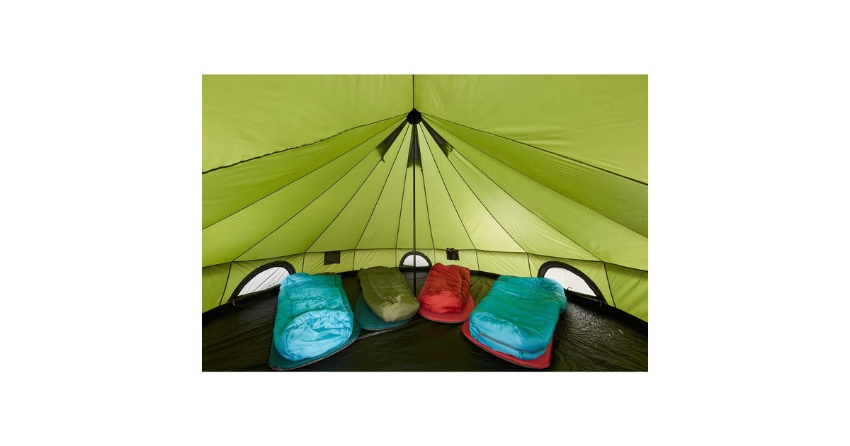 Grand Canyon Rundzelt INDIANA 10, Capulet Olive, Ø 500cm(olivgrün/braun)