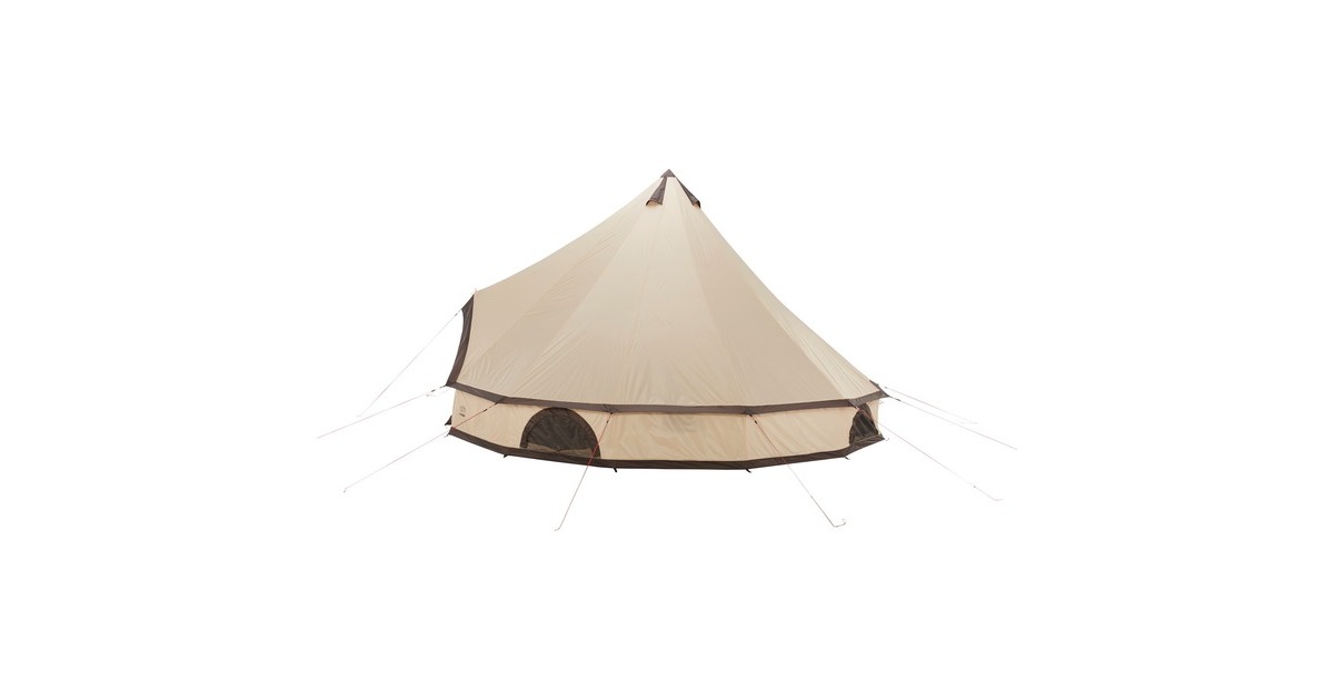 Grand Canyon Rundzelt INDIANA 10, Mojave Desert, Ø 500cm(beige/braun)