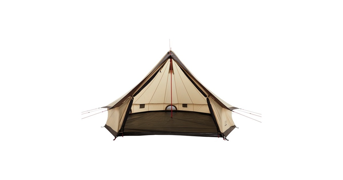 Grand Canyon Rundzelt INDIANA 8, Mojave Desert, Ø 400cm(beige/braun)