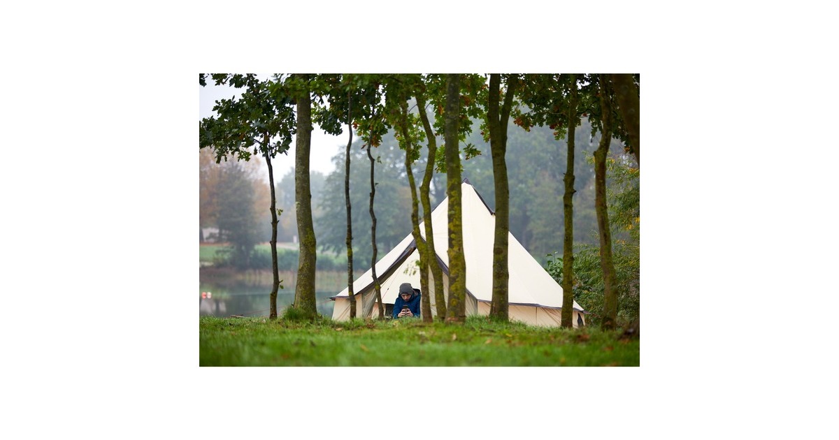 Grand Canyon Rundzelt INDIANA 8, Mojave Desert, Ø 400cm(beige/braun)