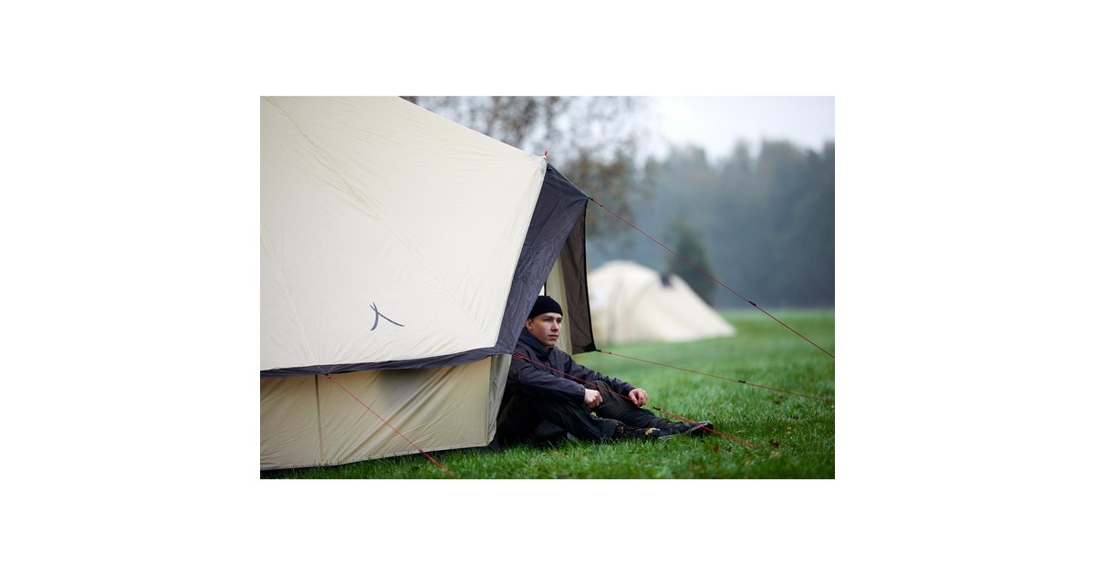 Grand Canyon Rundzelt INDIANA 8, Mojave Desert, Ø 400cm(beige/braun)