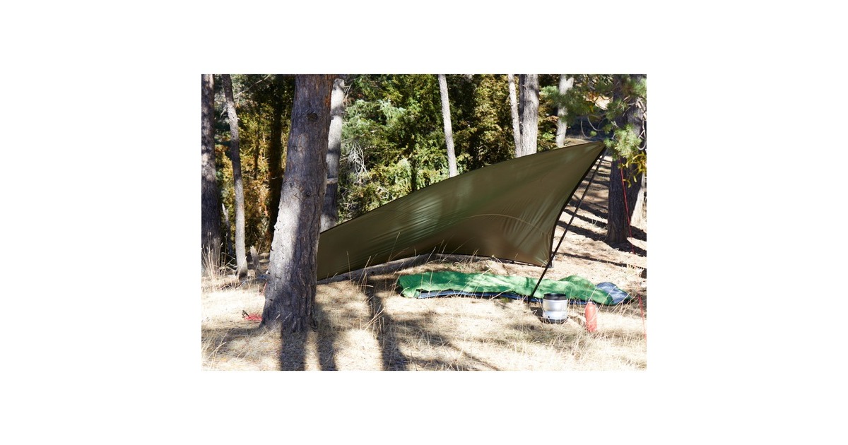 Grand Canyon Shelter ZUNI RAY Capulet Olive, UV50+, Sonnensegel(olivgrün, Wing-Form)