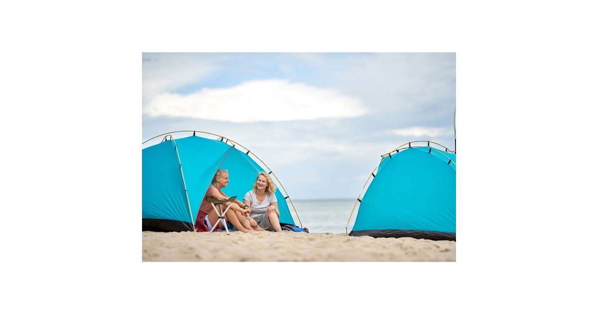 Grand Canyon Strandzelt TONTO BEACH TENT 4, Blue Grass, UV50+(blau/grau)