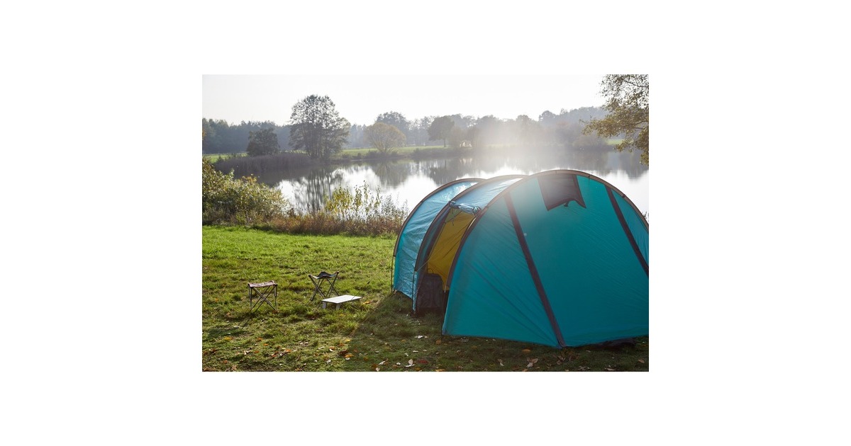 Grand Canyon Tunnelzelt ROBSON 4, Blue Grass(blau/grau)