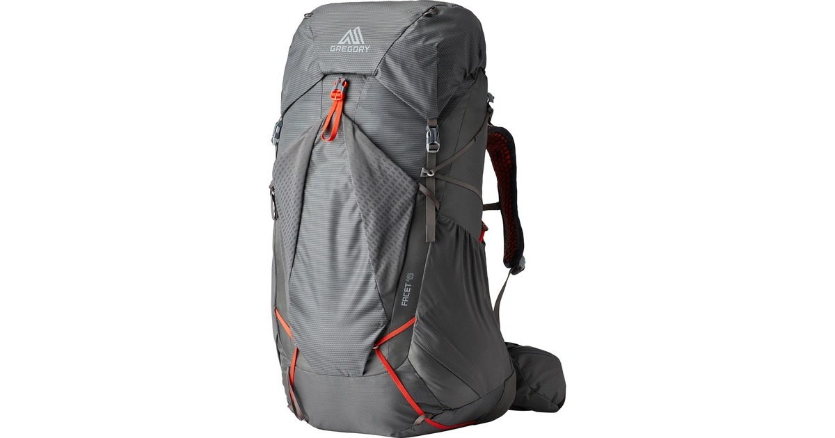 Gregory Facet 45, Rucksack(grau, 45 Liter I Tragesystem-Größe: Größe SM)