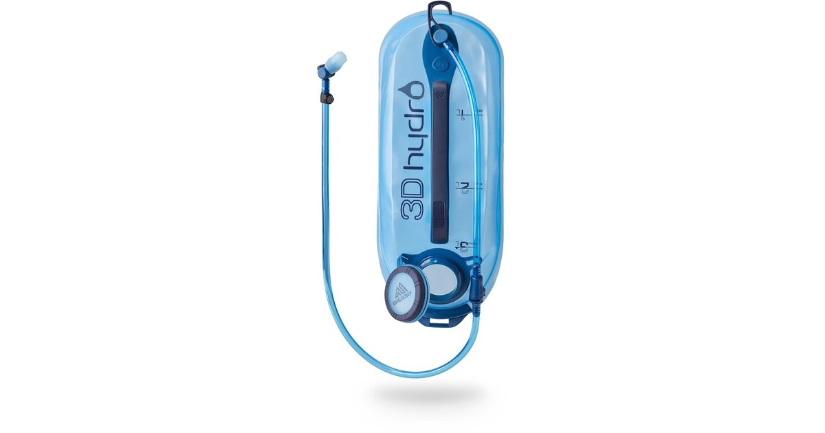 Gregory Trinkblase 3D Hydro Trek 3L, Trinkflasche(hellblau, 3 Liter)