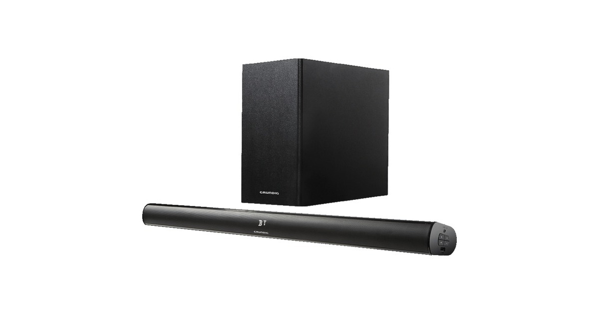 Grundig DSB 990, Soundbar(schwarz, 2.1, Bluetooth, HDMI, Optischer Eingang)