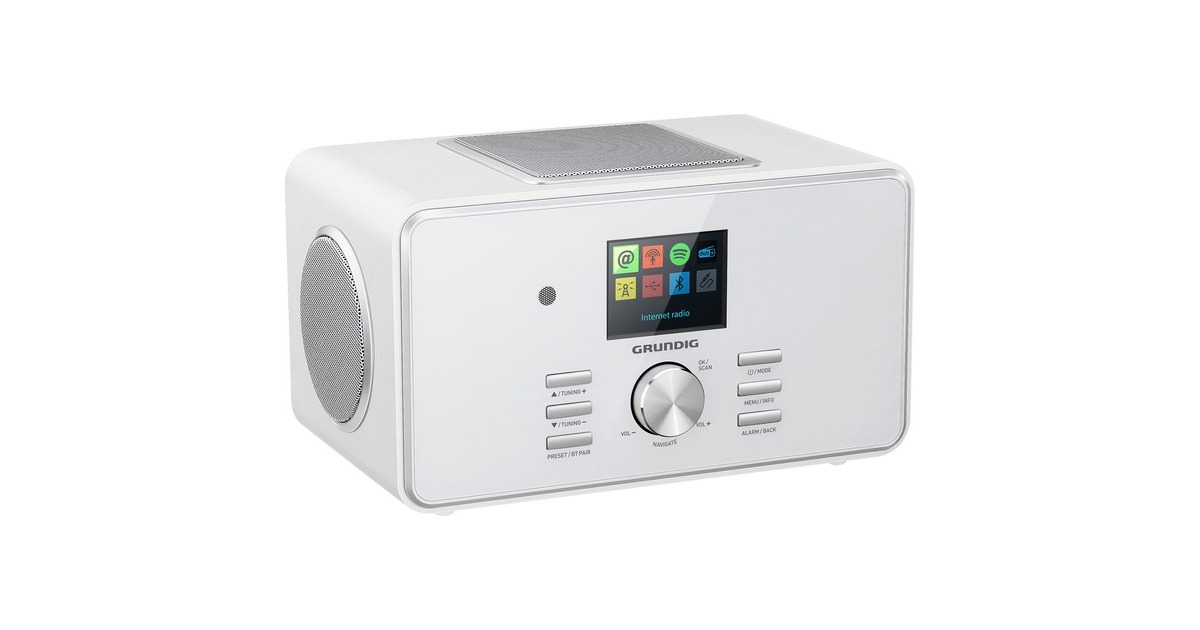 Grundig DTR 6000 X, Internetradio(weiß, WLAN, Bluetooth, RDS) Grundig DTR 6000 X, Internetradio(weiß, WLAN, Bluetooth, RDS)