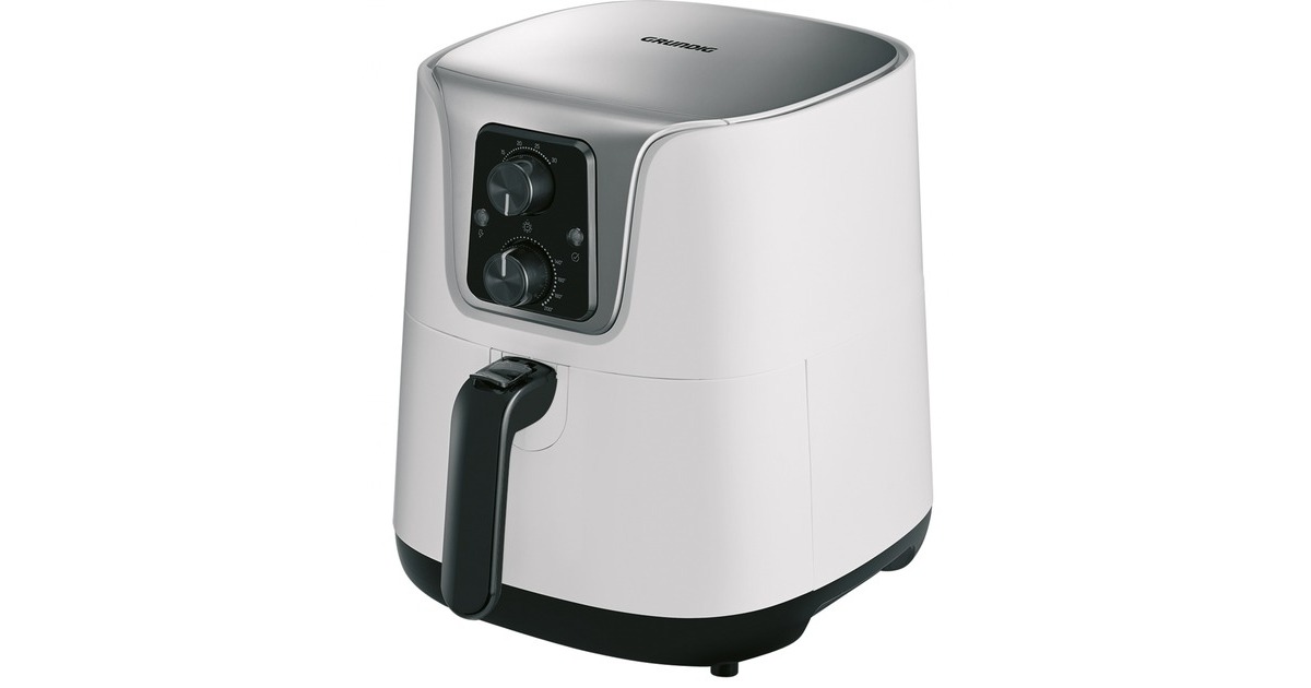 Grundig FRY 6840, Heißluftfritteuse(weiß/silber)