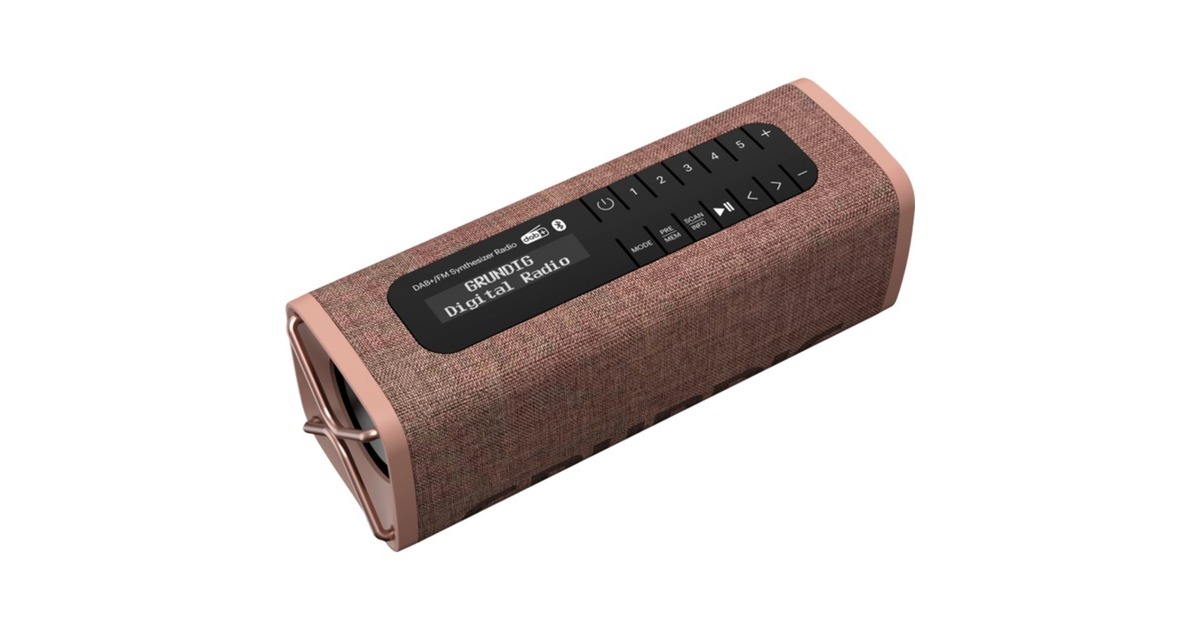 Grundig GBT Band, Lautsprecher(braun, Bluetooth, Radio)
