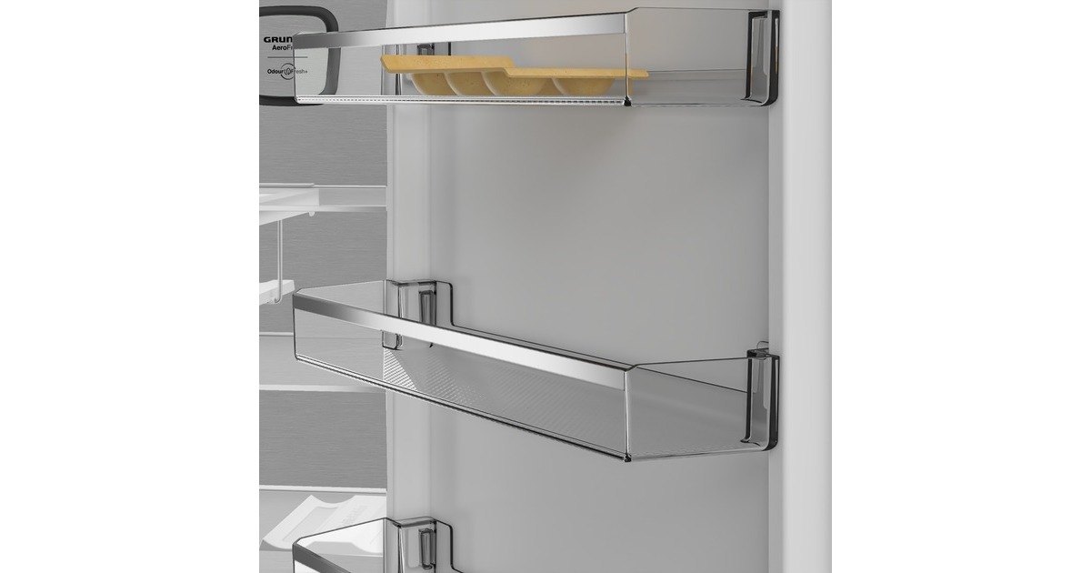 Grundig GKPN 66940 LXPW, Kühl-/Gefrierkombination(edelstahl)