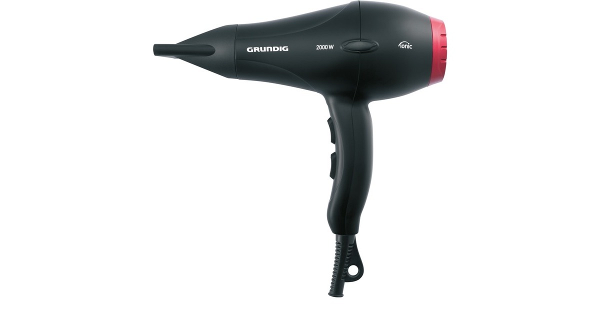 Grundig HD 5585, Haartrockner(schwarz/rot)