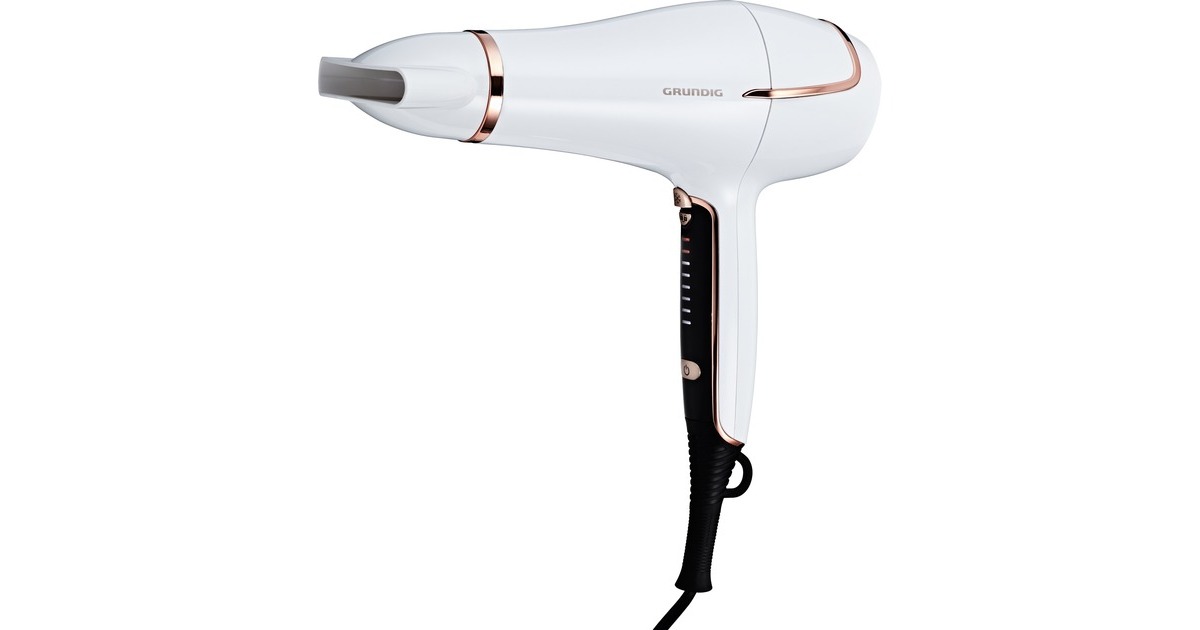 Grundig HD 7880 Ionic Touch-Control, Haartrockner(weiß/roségold)