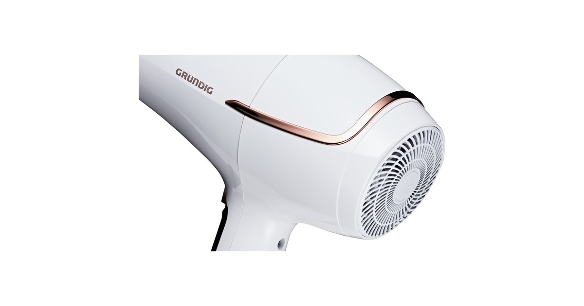 Grundig HD 7880 Ionic Touch-Control, Haartrockner(weiß/roségold)