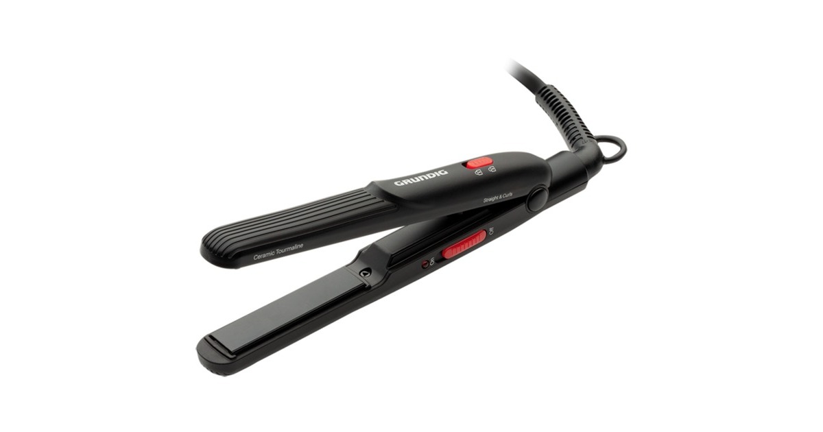 Grundig HS 2030, Haarglätter(schwarz/rot)