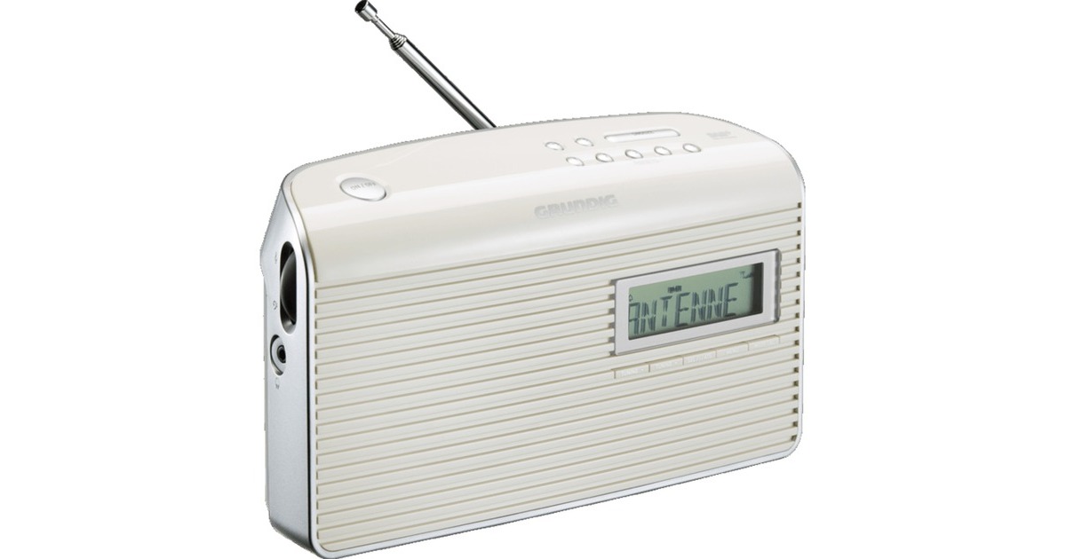 Grundig Music 7000, Radiowecker(weiß/silber, DAB+, FM, RDS)