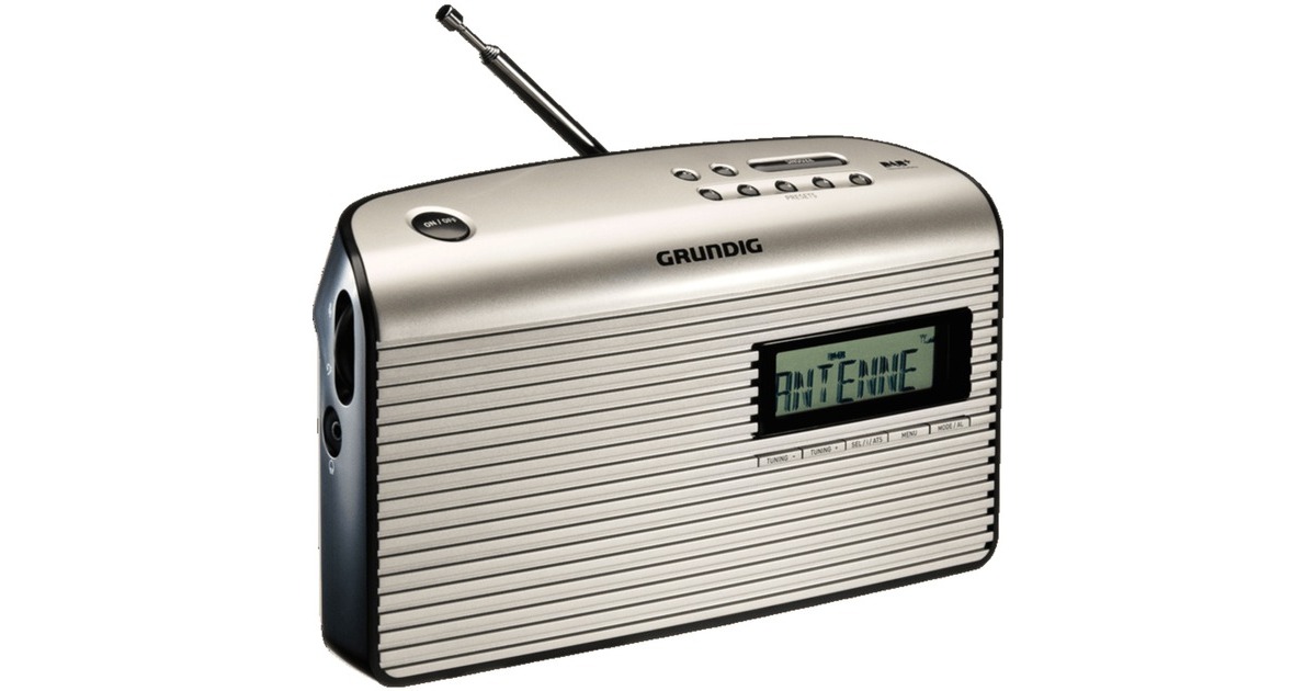Grundig Music 7000, Radiowecker(schwarz/silber, DAB+, FM, RDS)
