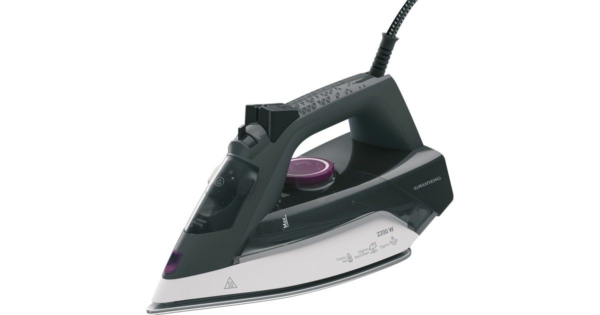 Grundig SI 4850, Dampfbügeleisen(dunkelgrau/weiß)