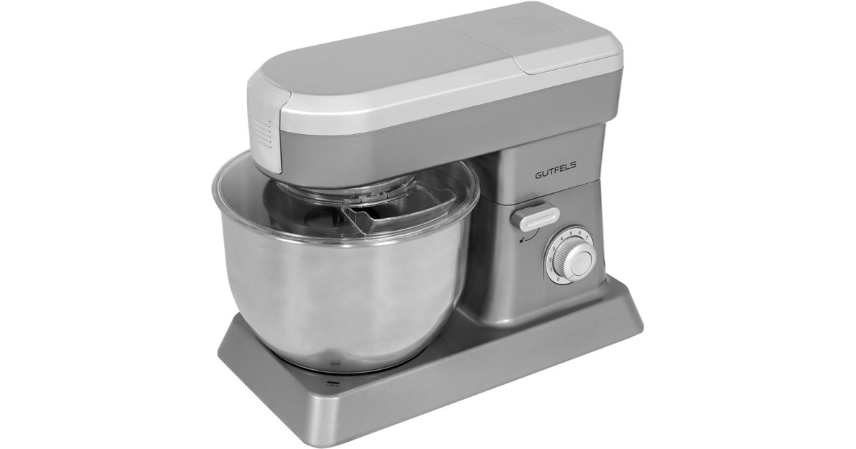 Gutfels Küchenmaschine KM 8101 SI(silber, 1.200 Watt)