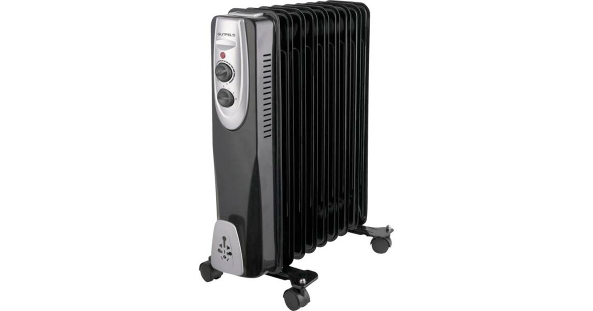 Gutfels Öl-Radiator HR32009(schwarz/grau, 2.000 Watt)