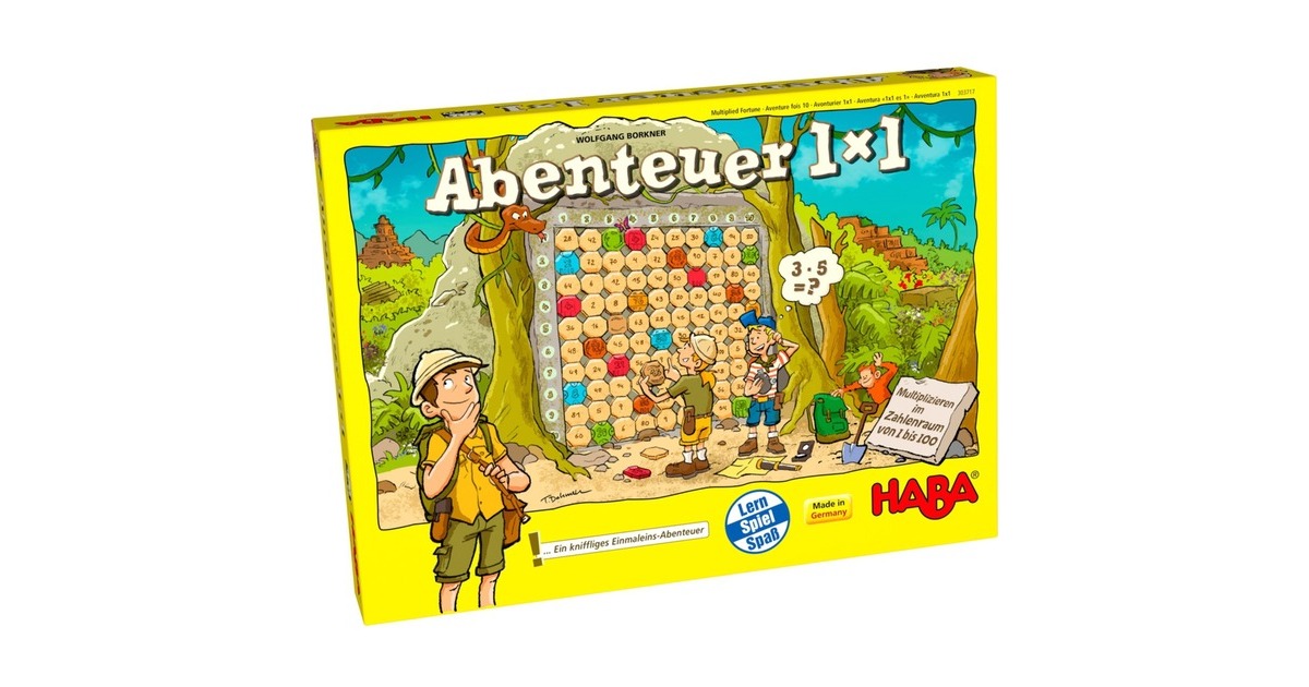 HABA Abenteuer 1x1, Brettspiel