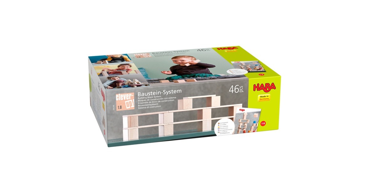 HABA Baustein-System Clever-Up! 1.0, Konstruktionsspielzeug