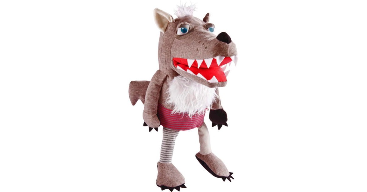 HABA Handpuppe Wolf Grisbert, Spielfigur(37 cm)