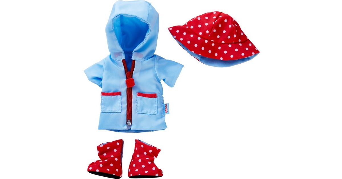 HABA Kleiderset Regenzeit, Puppenzubehör