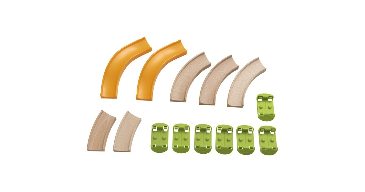 HABA Kugelbahn Kullerbü- Ergänzungsset Kurven & Co