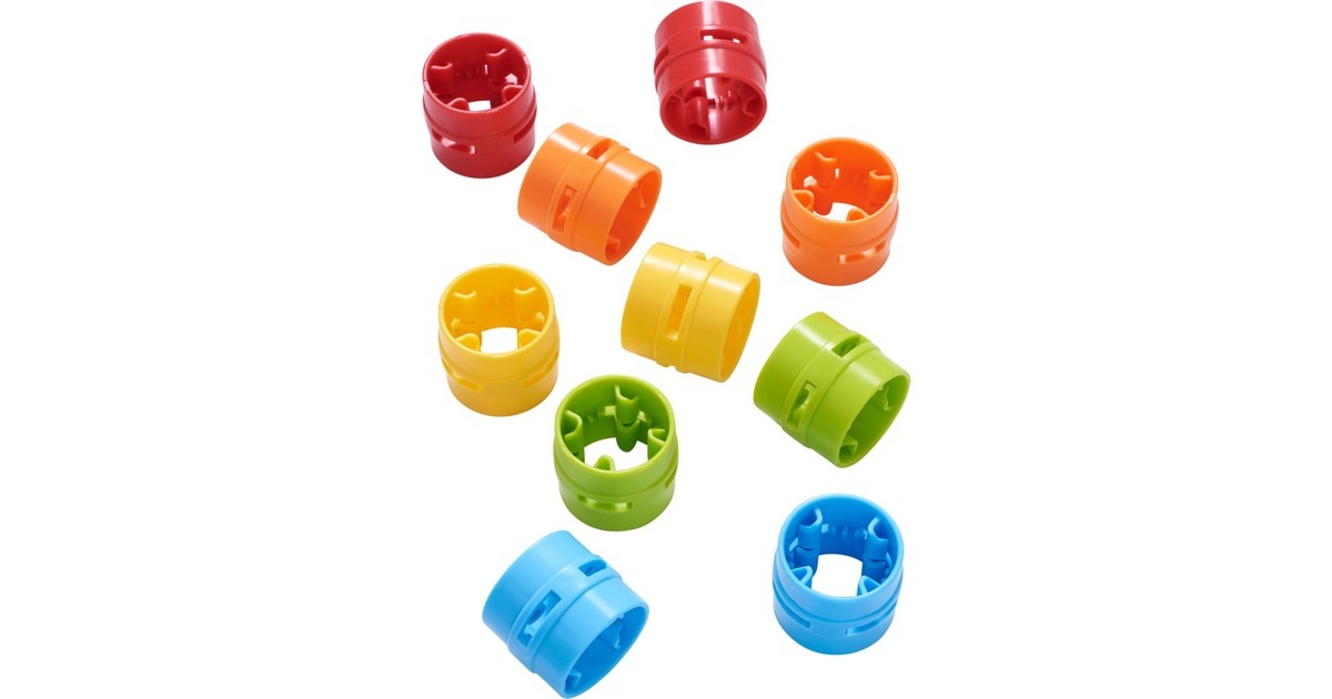 HABA Kugelbahn Kullerbü - Ergänzungsset Verbindungsmanschetten