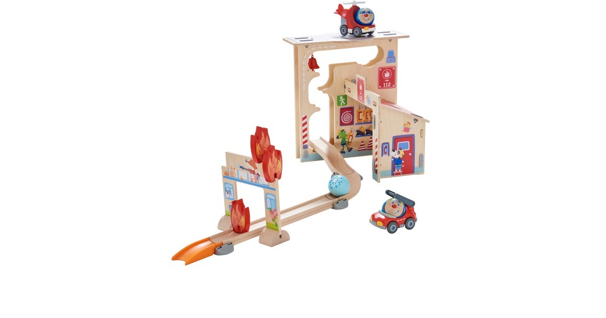 HABA Kugelbahn Kullerbü - Spielbahn Feuerwehrwache