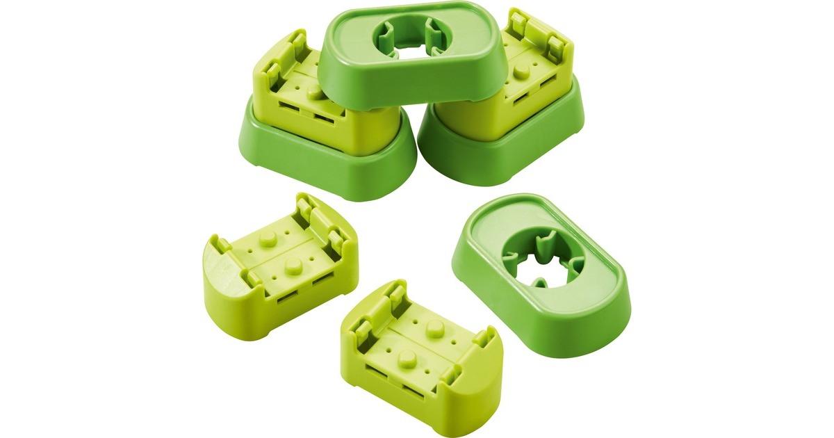 HABA Kullerbü Ergänzung Verbinder & Basis, Bahn(Ergänzungsset)