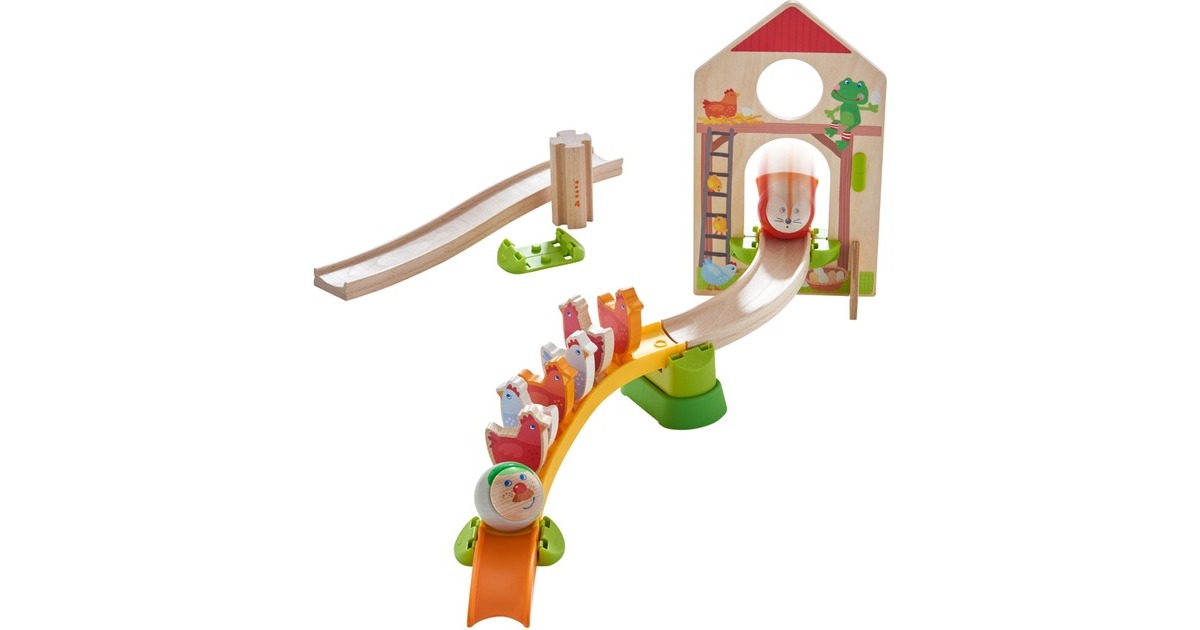 HABA Kullerbü - Kugelbahn Hühner-Domino