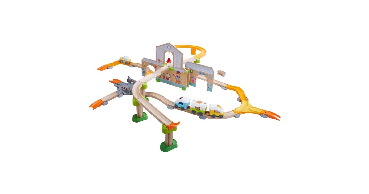 HABA Kullerbü - Spielbahn Bahnhof