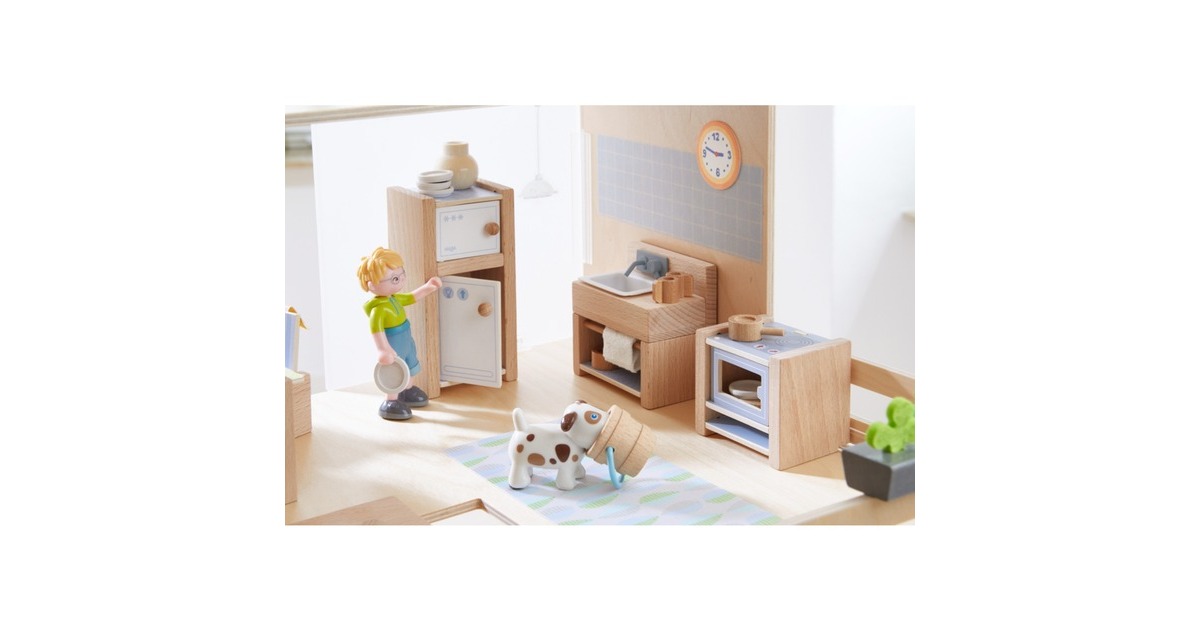 HABA Little Friends - Puppenhaus-Möbel Küche, Puppenmöbel