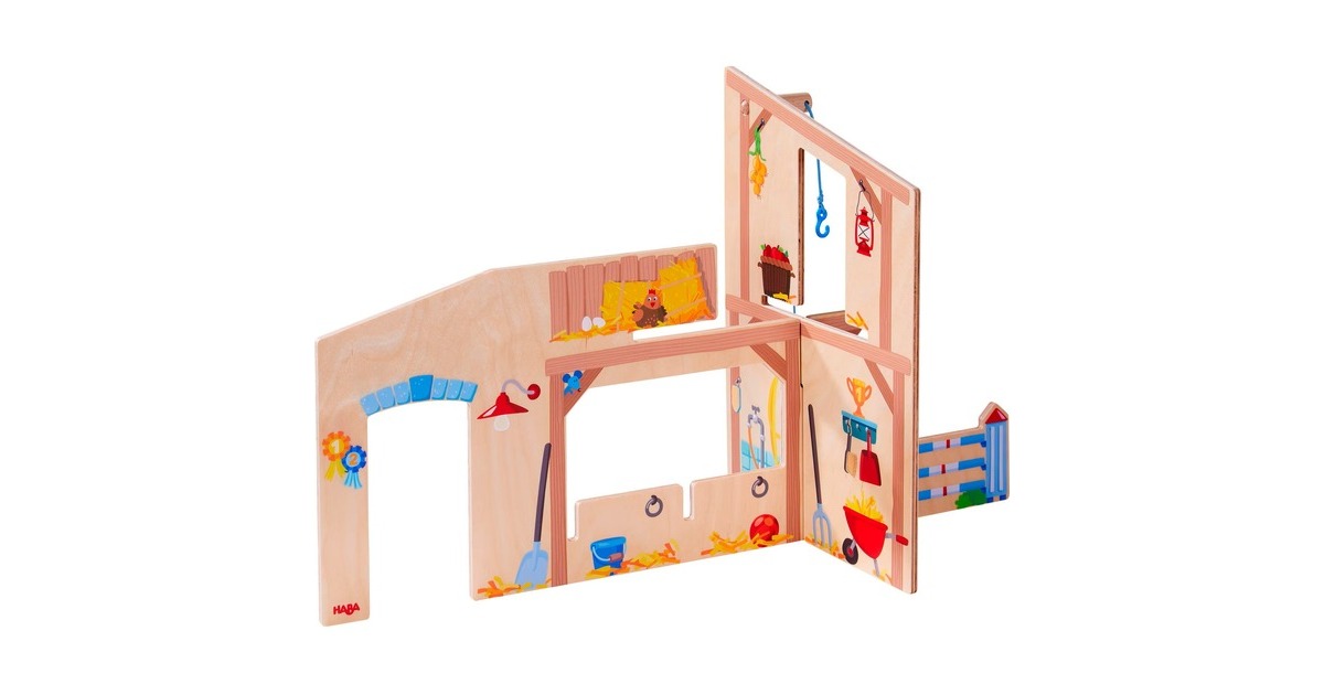 HABA Little Friends - Reiterhof Pferdeglück, Kulisse