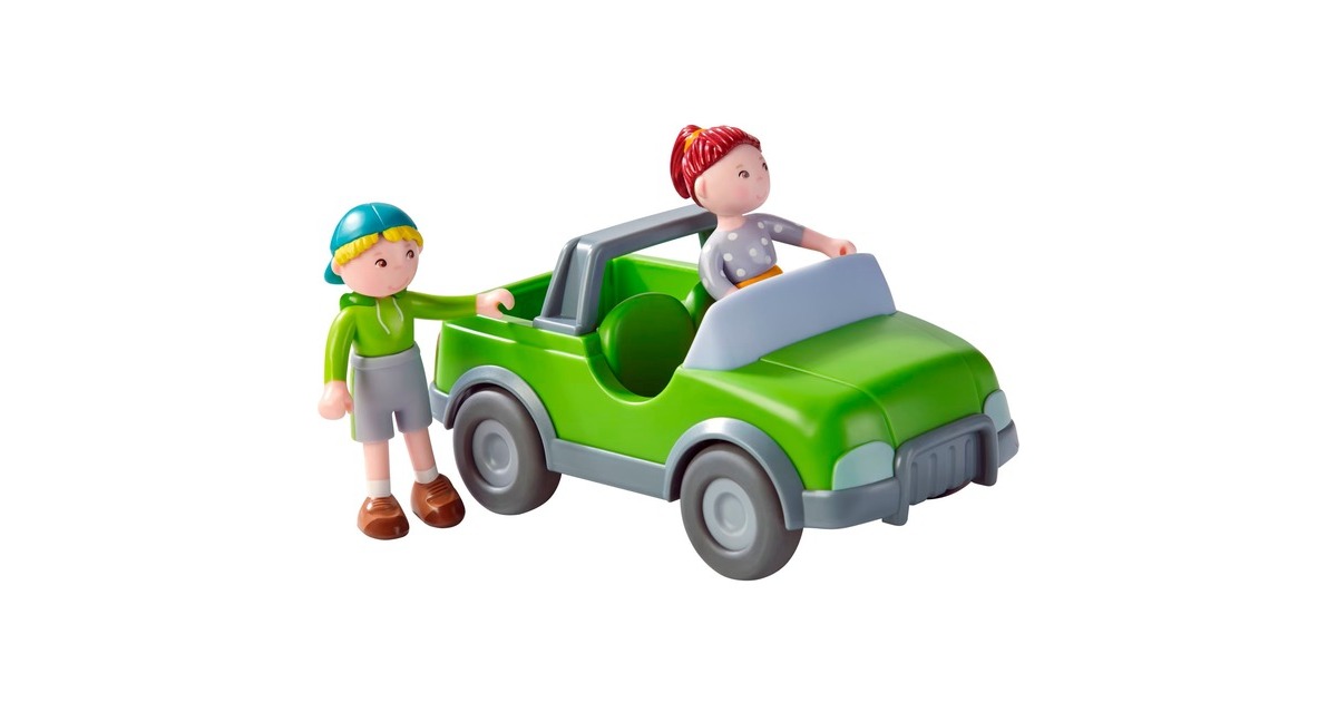 HABA Little Friends - Spielset Draußen unterwegs, Spielfahrzeug