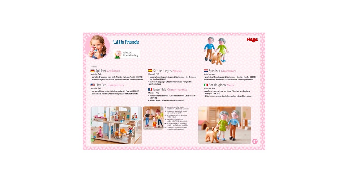 HABA Little Friends - Spielset Großeltern, Spielfigur