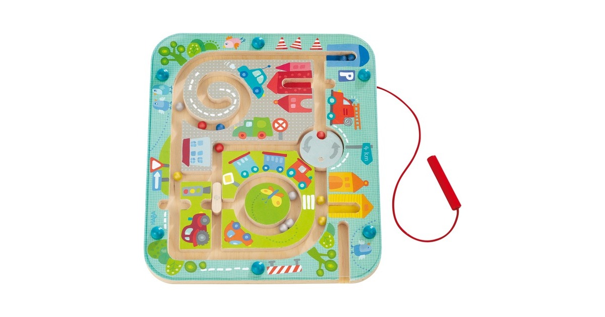 HABA Magnetspiel Stadtlabyrinth, Geschicklichkeitsspiel