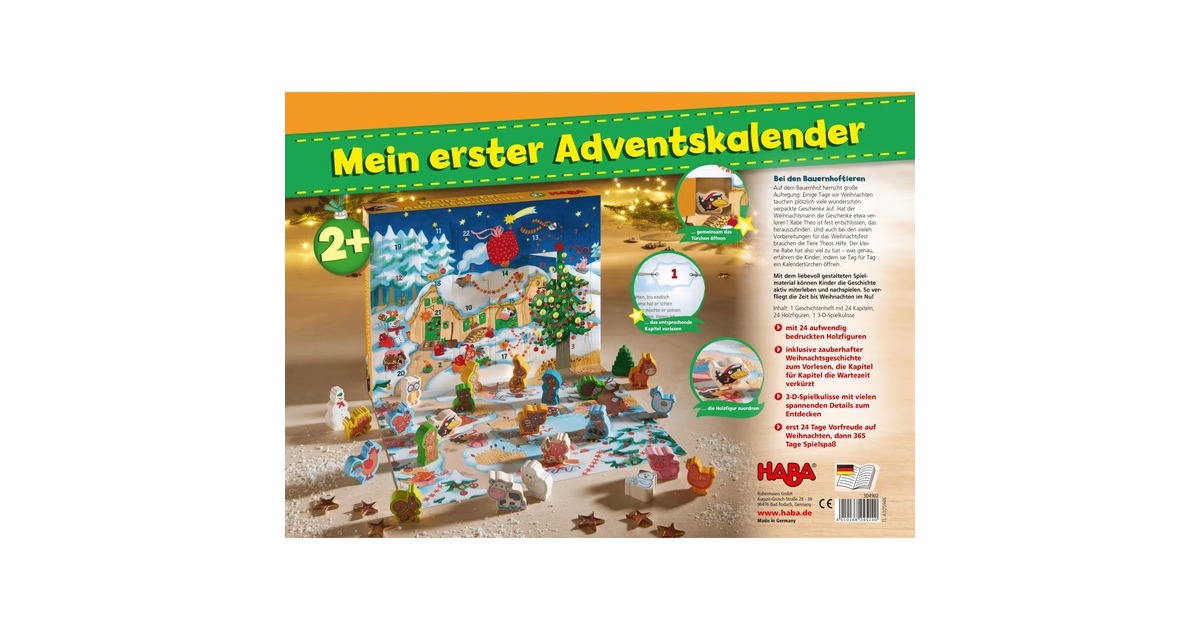 HABA Mein erster Adventskalender - Bei den Bauernhoftieren, Spielfigur