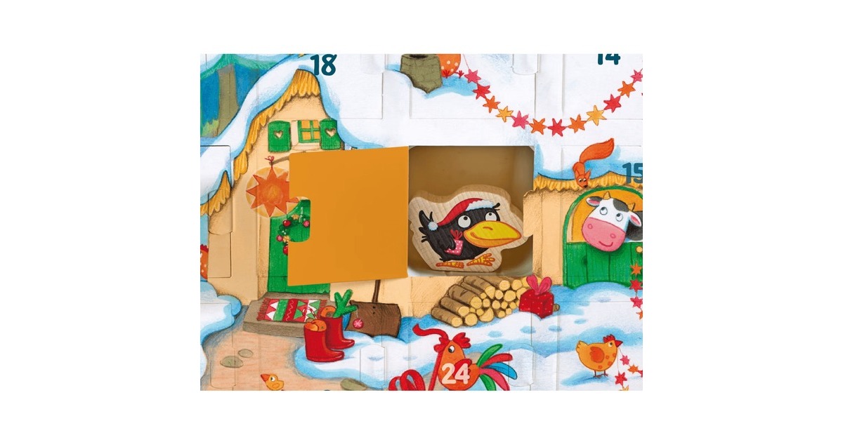 HABA Mein erster Adventskalender - Bei den Bauernhoftieren, Spielfigur